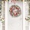 Christmas Wreaths for Indoor and Outdoor Decoration (Red) 14"D x 11"W x 3"H